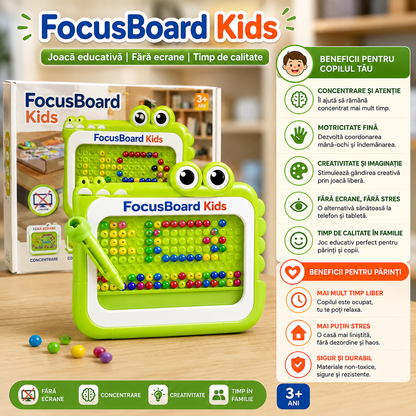 FocusBoard - Scapă de telefon, activitatea care îi ține ocupați ore întregi